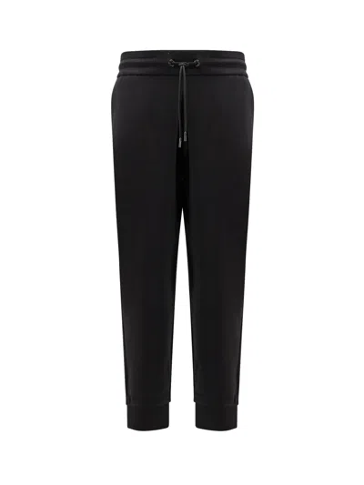 Hugo Boss Cotton Blend Jogger Trousers In Black