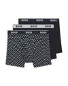 Hugo Boss Boss 3-pack Boxer Briefs In Black