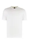 Hugo Boss Porsche X Mercerized-cotton T-shirt With Special Branding In White