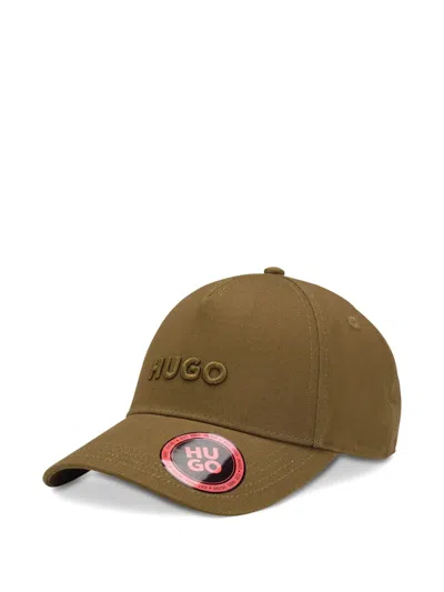 Hugo Boss Cotton Cap In Green