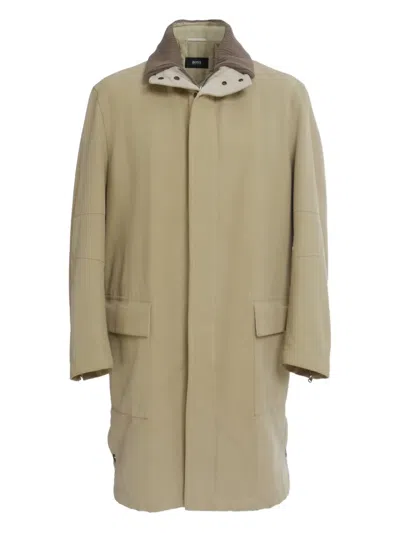 Pre-owned Hugo Boss Cotton Coat