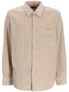 Hugo Boss Boss C-owen Cotton Button-up Shirt In Neutrals