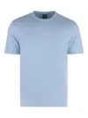 Hugo Boss Slim-fit T-shirt With Mercerized Cotton In Blue