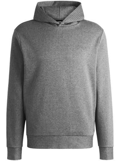 Hugo Boss Klassischer Hoodie In Grau