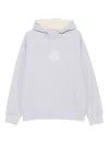 Hugo Boss Cotton Hoodie In Gray