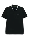 Hugo Boss Cotton Jersey In Black