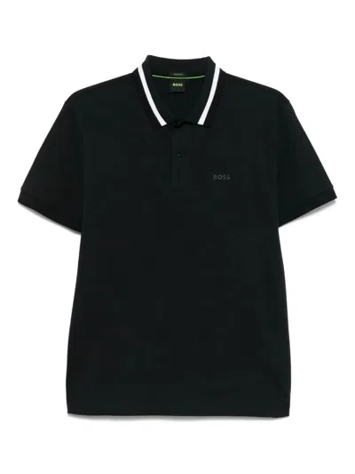 Hugo Boss Cotton Jersey In Black