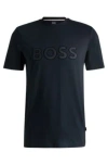HUGO BOSS COTTON-JERSEY REGULAR-FIT T-SHIRT WITH LOGO DETAIL