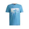 Hugo Boss Short-sleeved T-shirt In Blue