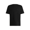 Hugo Boss Relaxed-fit T-shirt In Interlock Cotton With Gloss Artwork In Black