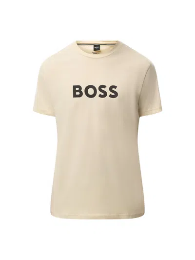 Hugo Boss Cotton Jersey T-shirt In White