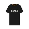 Hugo Boss Boss Tiburt 354 Logo Print T Shirt In Black