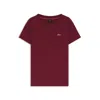 Hugo Boss Cotton Jersey T-shirt With Handwritten-logo Print In Red