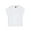 Hugo Boss Cotton Jersey T-shirt With Handwritten-logo Print In White