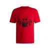 Hugo Boss Cotton-jersey T-shirt With Logo And Animal Graphic In Pink