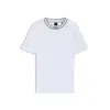 Hugo Boss Cotton Jersey T-shirt With Striped Logo Graphic In White