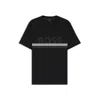 Hugo Boss Mens Black Brand-print Short-sleeve Cotton T-shirt Xxxl In Black