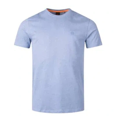 Hugo Boss Cotton-jersey Tales T-shirt In Blue