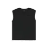Hugo Boss Cotton-jersey Top With Crystal Logo In Black