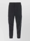 HUGO BOSS COTTON JOGGERS WITH STRETCH AND ELASTIC FEATURES