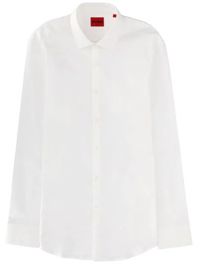 Hugo Boss Cotton Kenno Shirt In Multi