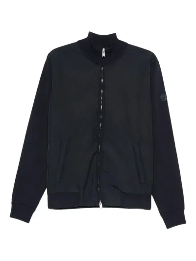 Hugo Boss Cotton Knitwear In Blue