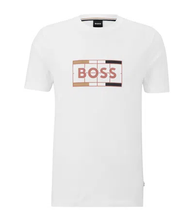 Hugo Boss Cotton Logo T-shirt In White