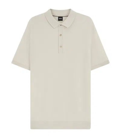 HUGO BOSS COTTON-LYOCELL POLO SHIRT