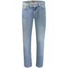 Hugo Boss Blue Cotton Men's Jean In Blue