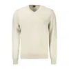 Hugo Boss Beige Cotton Men Sweater In Beige