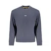 Hugo Boss Cotton Men Men's Sweater In Blue