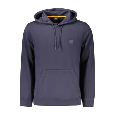 Hugo Boss Cotton Men Men's Sweater In Blue