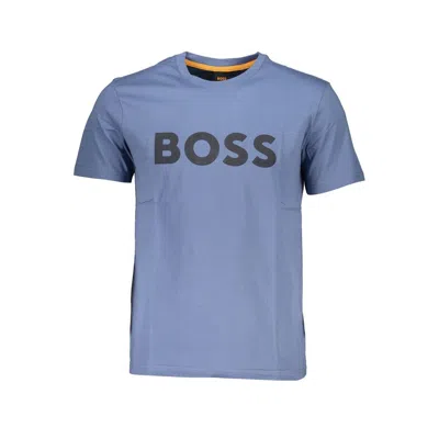Hugo Boss Boss Logo Graphic T-shirt In Blue