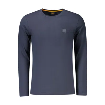 Hugo Boss Cotton Men Men's T-shirt In Blue