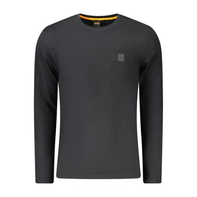 Hugo Boss Cotton Men Men's Tshirt In Black