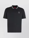Hugo Boss Cotton-piqué Polo Shirt In Black