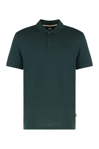 HUGO BOSS COTTON-PIQUÉ POLO SHIRT