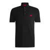 Hugo Boss Hugo Polo Shirt With Logo Patch In Black