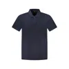 Hugo Boss Blue Cotton Polo Shirt In Blue