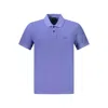 Hugo Boss Cotton Polo Men's Shirt In Blue