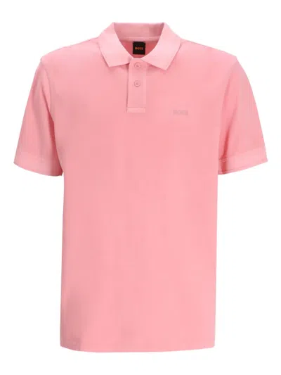 Hugo Boss Klassisches Poloshirt In Pink