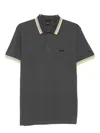 Hugo Boss Boss Grey Polo Shirts Men In Gray