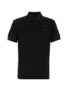Hugo Boss Black Polo Shirt With Tone-on-tone Logo On The Front In Cotton Man In Black