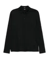 Hugo Boss Cotton Polo Shirt In Black