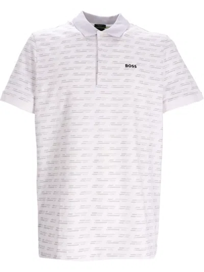 Hugo Boss Cotton Polo Shirt In Black