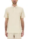 Hugo Boss Boss Cotton Polo In Neutral