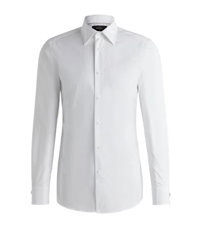HUGO BOSS COTTON POPLIN SLIM SHIRT