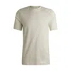 Hugo Boss Cotton-ripstop Regular-fit T-shirt With Plain Trims In White