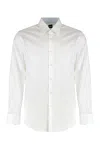 Hugo Boss Boss Cotton Shirt In White