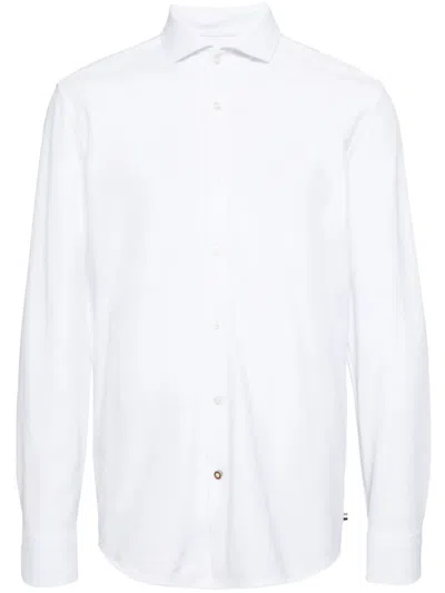 Hugo Boss Cotton Shirt In White